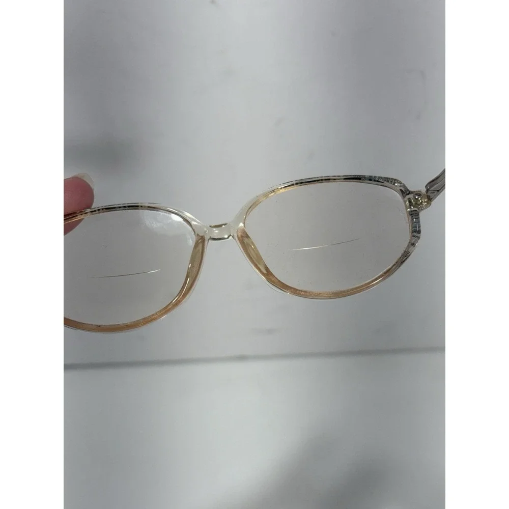 Rembrand by REM  VINTAGE eyewear eyeglass frame, 135, Pink Tinted plastic Clear